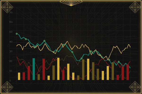 pc28数据分析师招募装饰艺术风插画